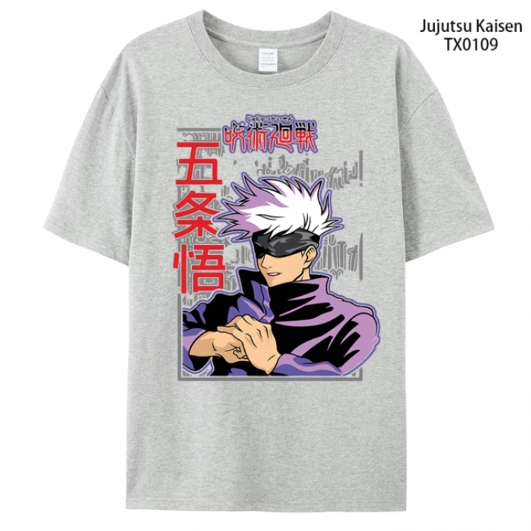 Jujutsu Kaisen Anime peripheral printed pure cotton T-shirt from S to 4XL