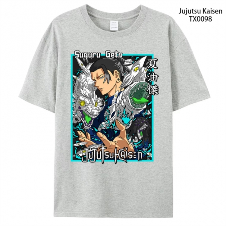 Jujutsu Kaisen Anime peripheral printed pure cotton T-shirt from S to 4XL