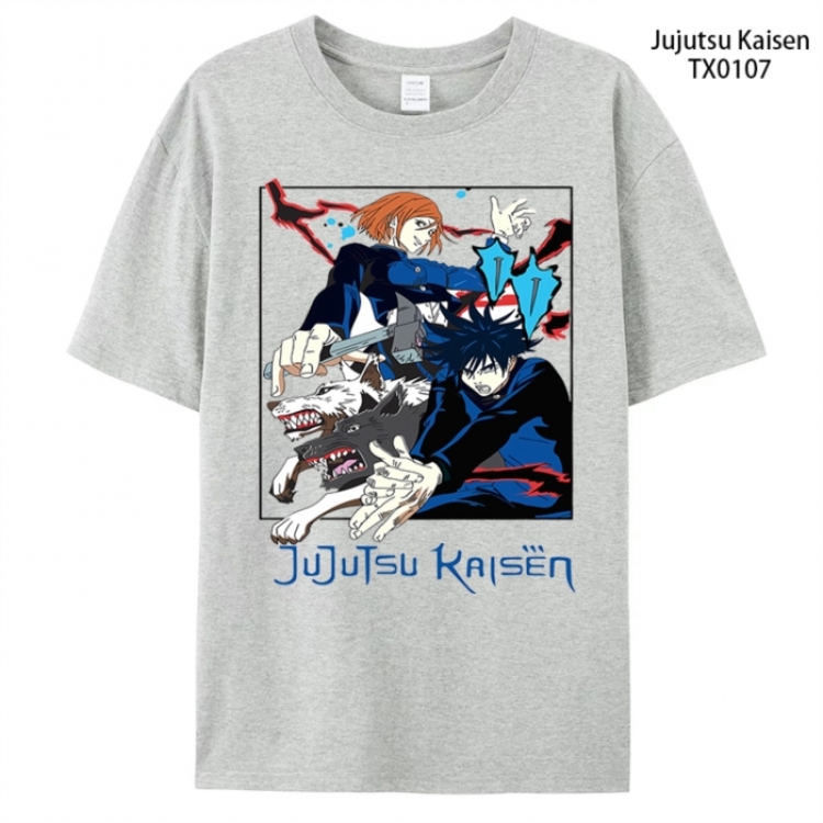 Jujutsu Kaisen Anime peripheral printed pure cotton T-shirt from S to 4XL