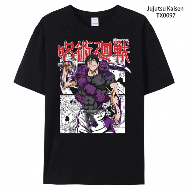 Jujutsu Kaisen Anime peripheral printed pure cotton T-shirt from S to 4XL