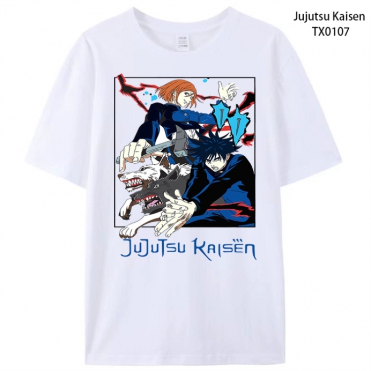 Jujutsu Kaisen Anime peripheral printed pure cotton T-shirt from S to 4XL