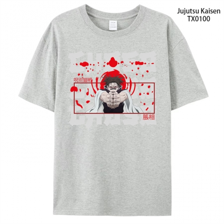 Jujutsu Kaisen Anime peripheral printed pure cotton T-shirt from S to 4XL