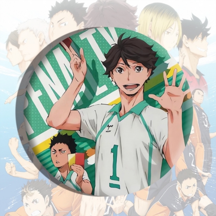 Haikyuu!! Anime tinplate brooch badge price for 5 pcs