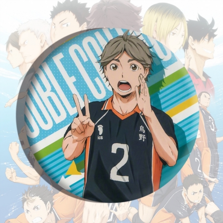 Haikyuu!! Anime tinplate brooch badge price for 5 pcs