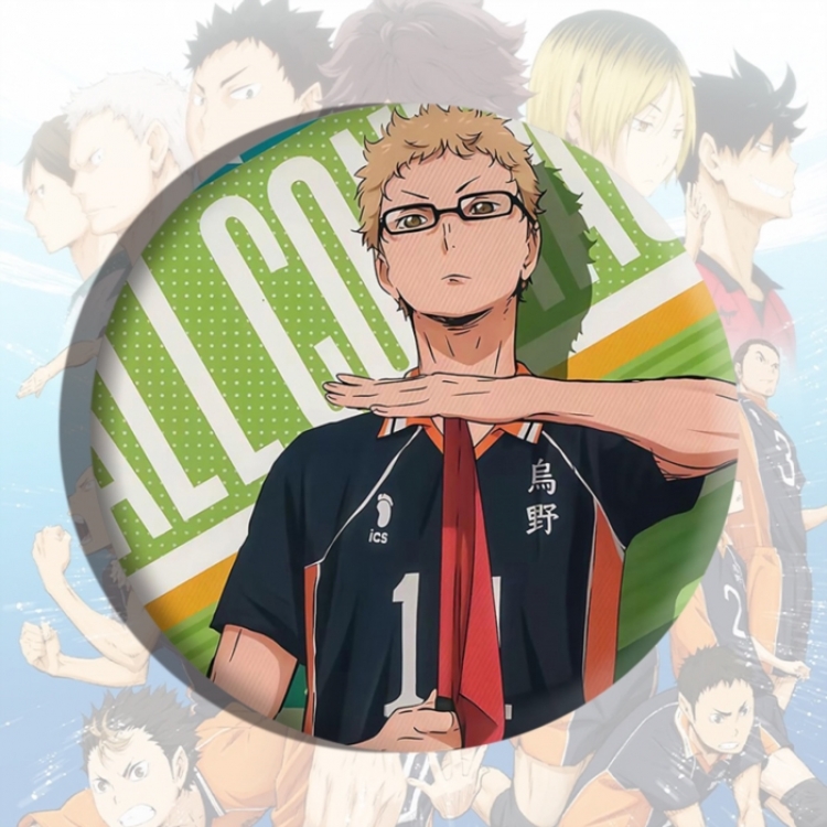 Haikyuu!! Anime tinplate brooch badge price for 5 pcs