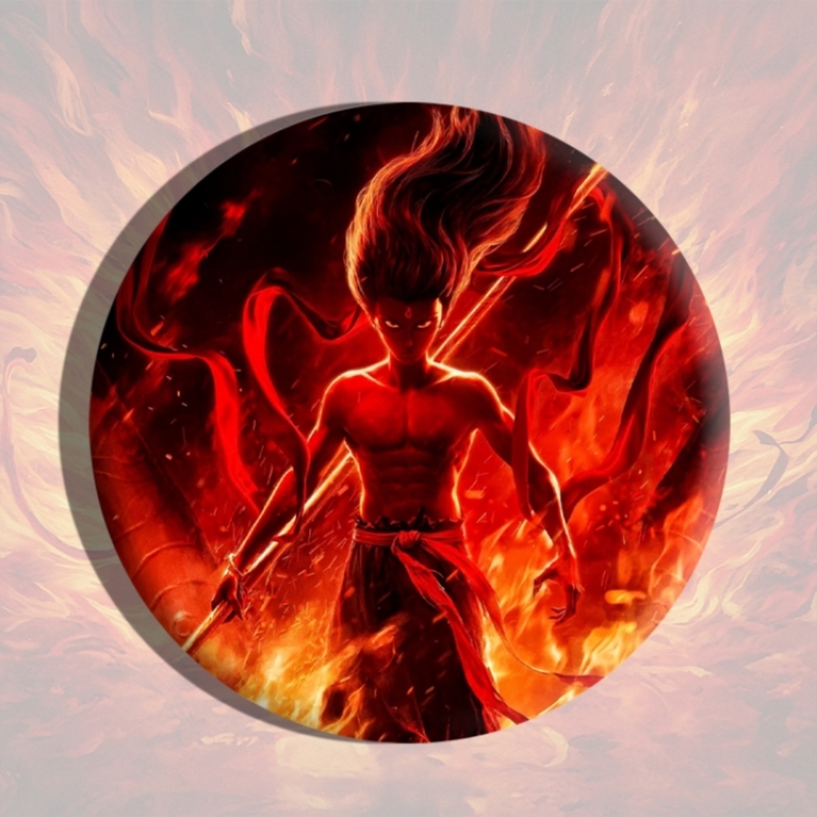 Nezha Anime tinplate brooch badge price for 5 pcs