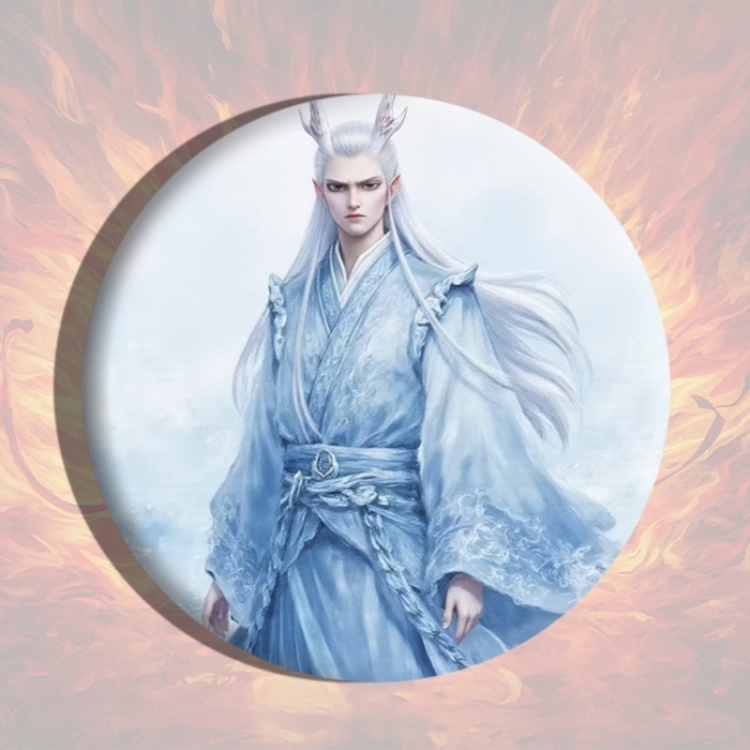 Nezha Anime tinplate brooch badge price for 5 pcs