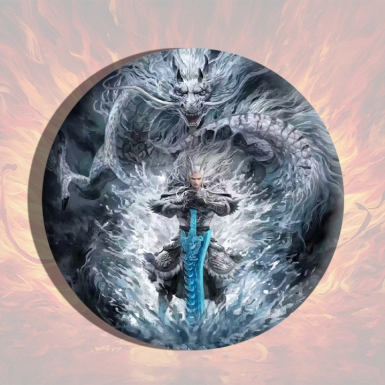 Nezha Anime tinplate brooch badge price for 5 pcs