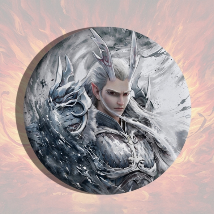 Nezha Anime tinplate brooch badge price for 5 pcs