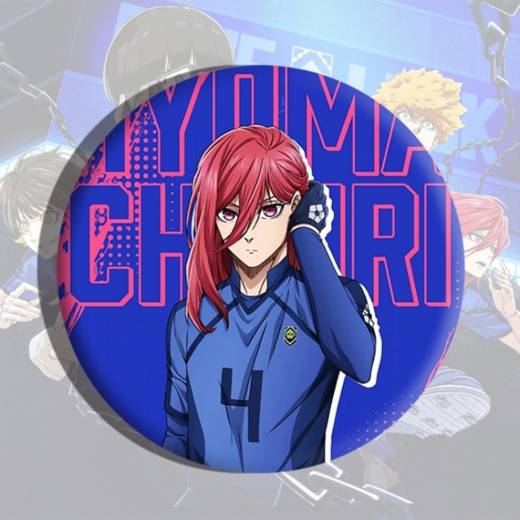 BLUE LOCK Anime tinplate brooch badge price for 5 pcs