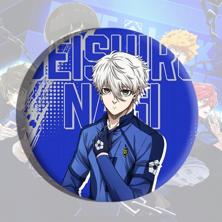 BLUE LOCK Anime tinplate brooch badge price for 5 pcs