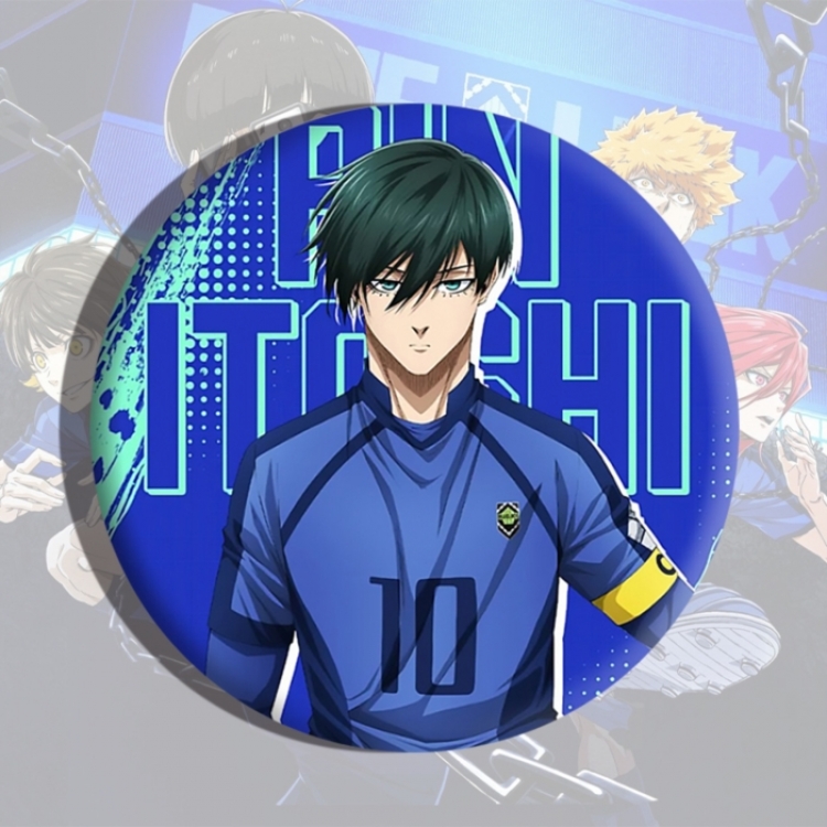 BLUE LOCK Anime tinplate brooch badge price for 5 pcs