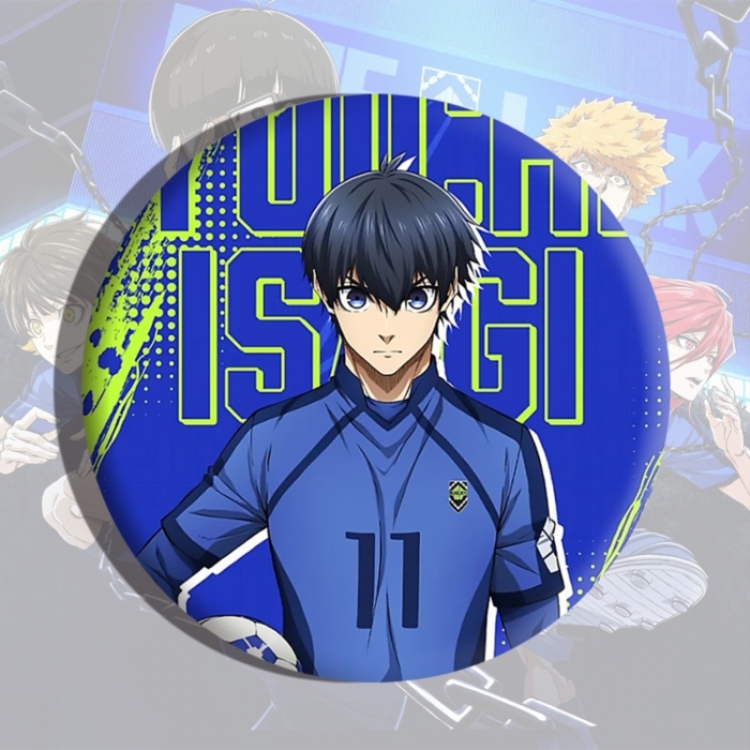 BLUE LOCK Anime tinplate brooch badge price for 5 pcs
