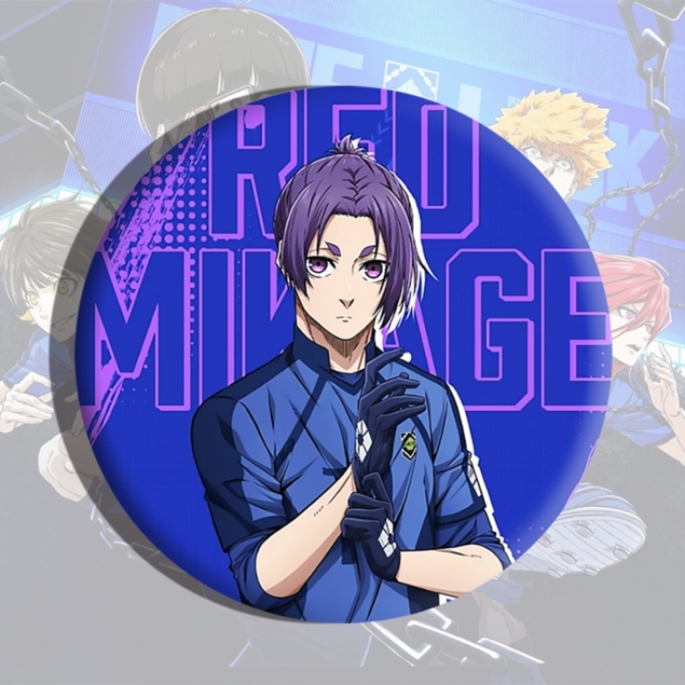 BLUE LOCK Anime tinplate brooch badge price for 5 pcs