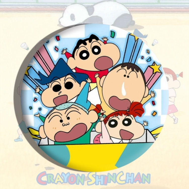 CrayonShin Anime tinplate brooch badge price for 5 pcs