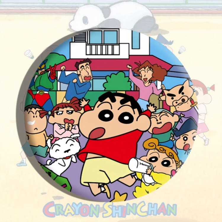 CrayonShin Anime tinplate brooch badge price for 5 pcs