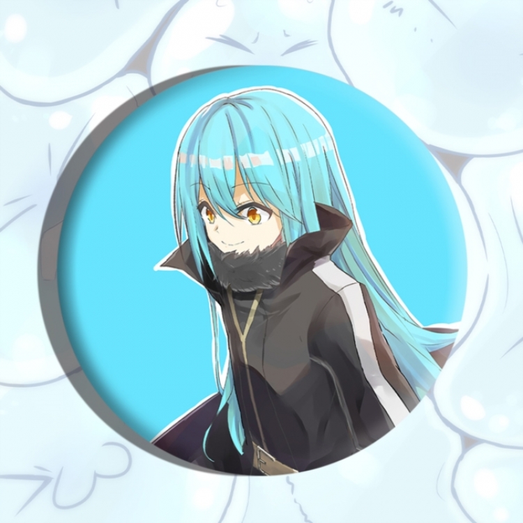 That Time I Got Slim Anime tinplate brooch badge price for 5 pcs