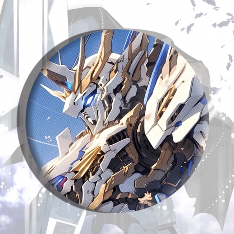 Gundam Anime tinplate brooch badge price for 5 pcs