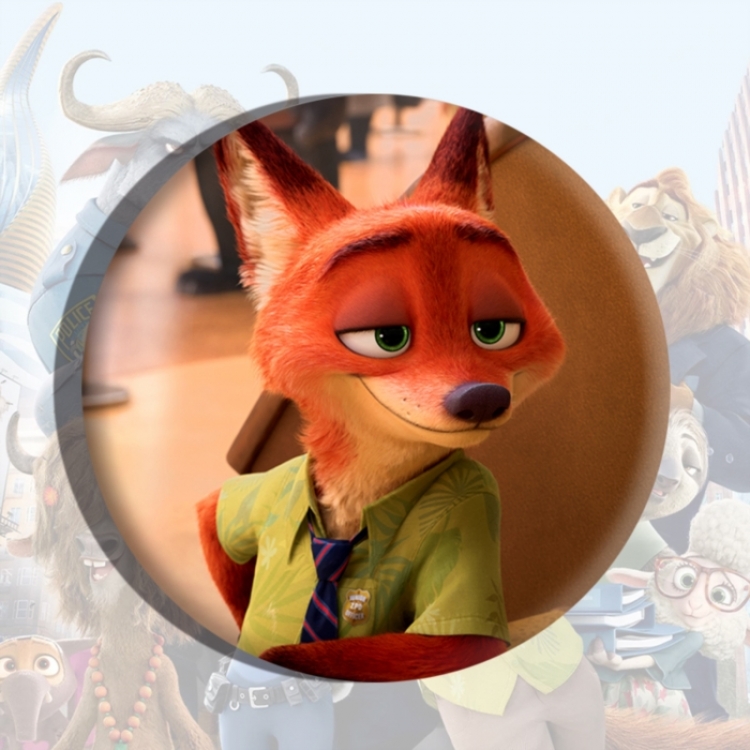 Zootopia Anime tinplate brooch badge price for 5 pcs