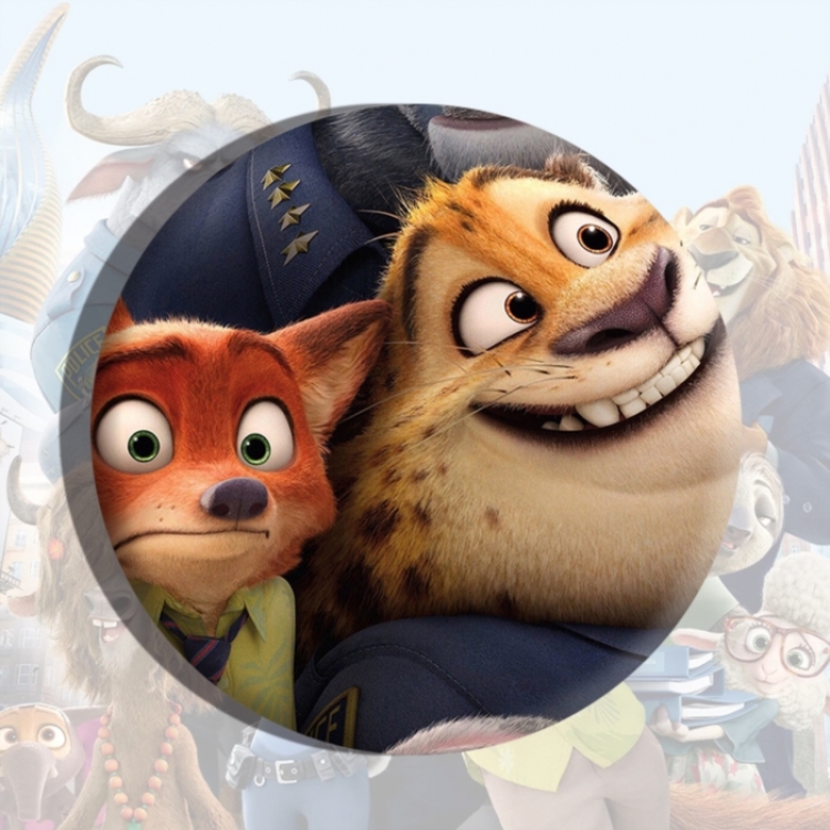 Zootopia Anime tinplate brooch badge price for 5 pcs