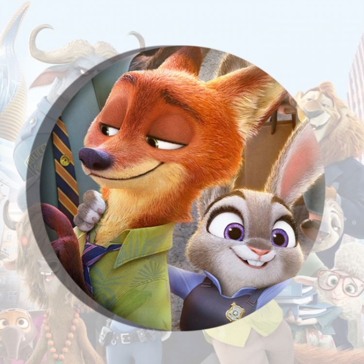 Zootopia Anime tinplate brooch badge price for 5 pcs