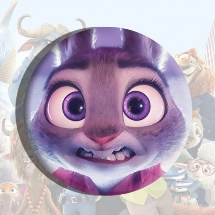Zootopia Anime tinplate brooch badge price for 5 pcs