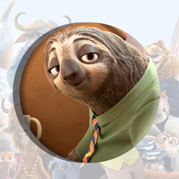 Zootopia Anime tinplate brooch badge price for 5 pcs