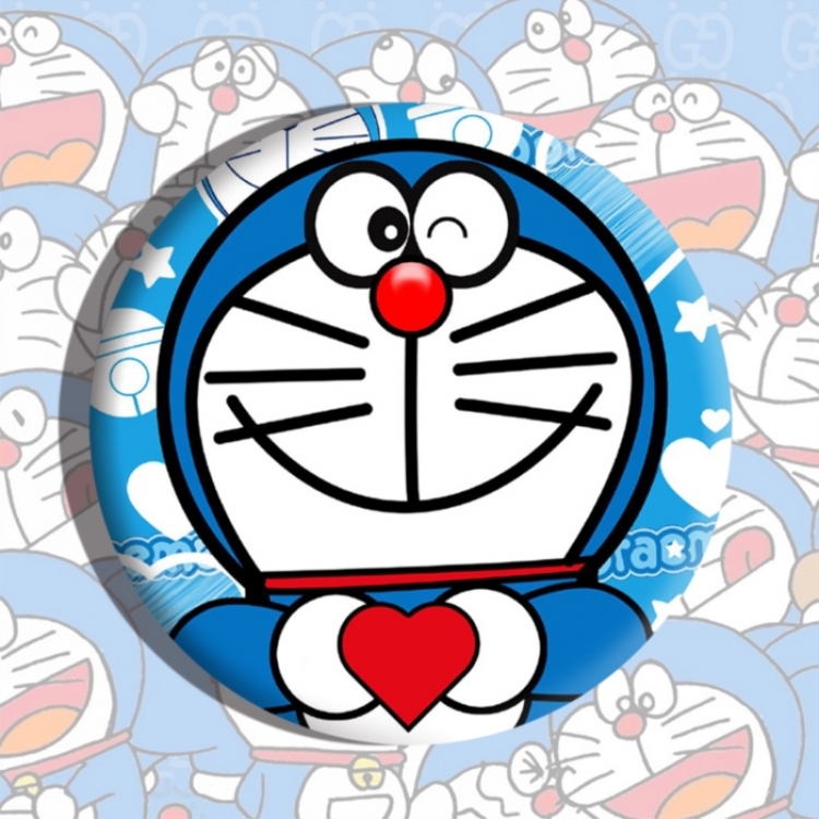 Doraemon Anime tinplate brooch badge price for 5 pcs