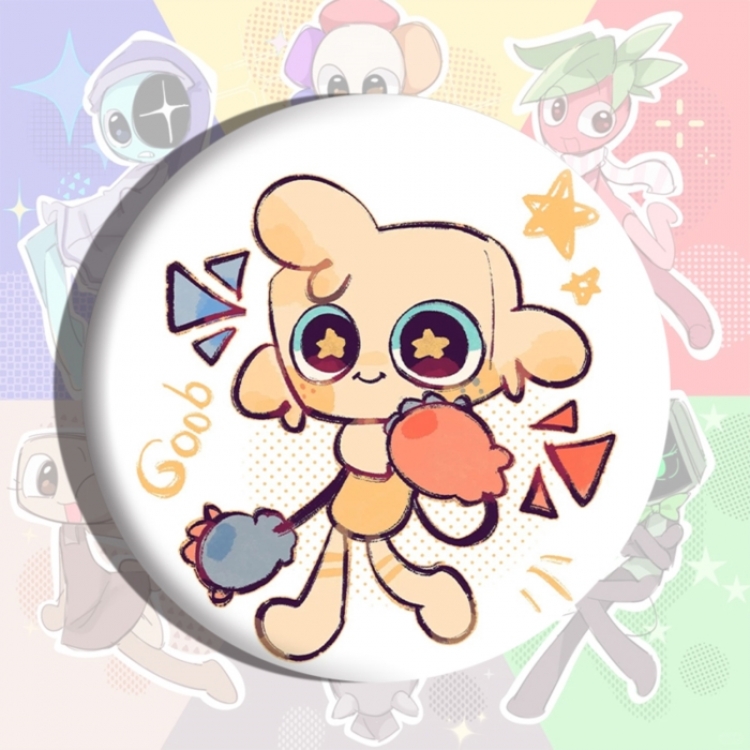 Dandy's World Anime tinplate brooch badge price for 5 pcs