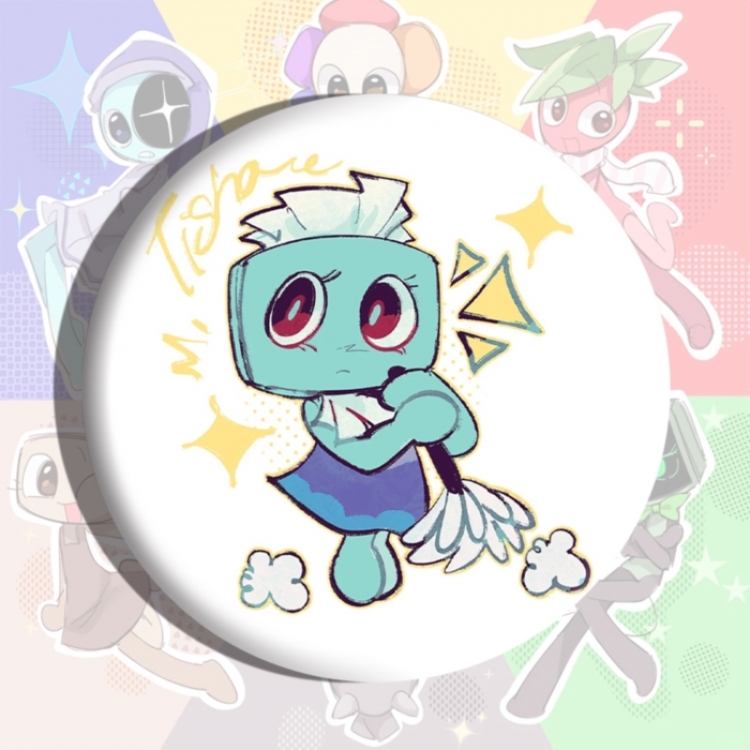 Dandy's World Anime tinplate brooch badge price for 5 pcs