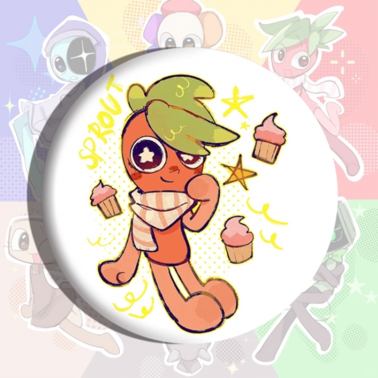 Dandy's World Anime tinplate brooch badge price for 5 pcs