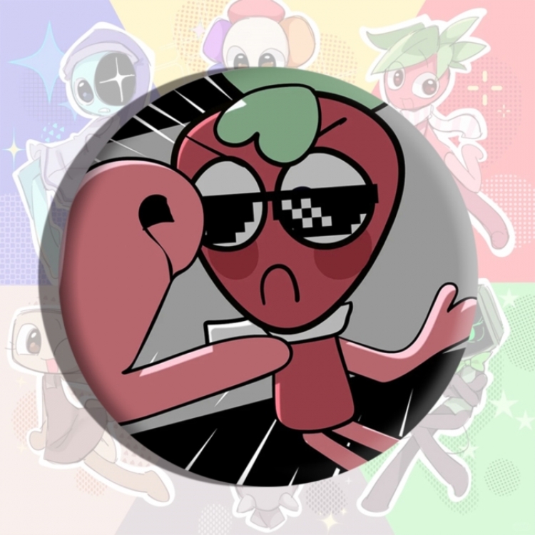 Dandy's World Anime tinplate brooch badge price for 5 pcs