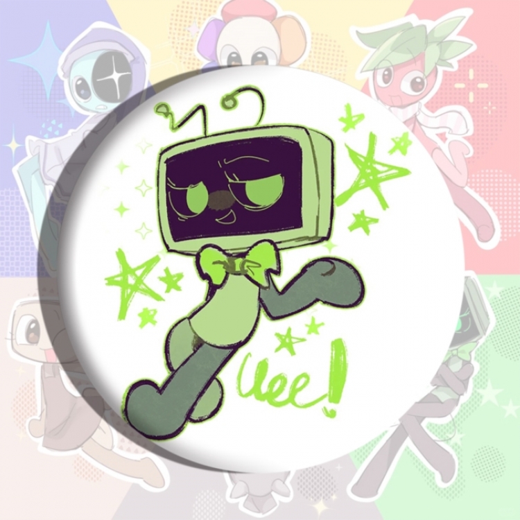 Dandy's World Anime tinplate brooch badge price for 5 pcs