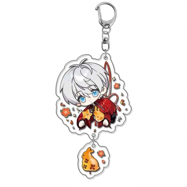Love and Deepspace Anime acrylic Pendant Key Chain  price for 5 pcs 18222