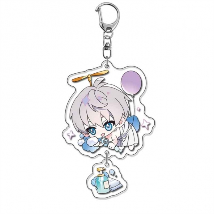 Love and Deepspace Anime acrylic Pendant Key Chain  price for 5 pcs 18226