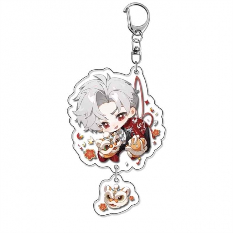 Love and Deepspace Anime acrylic Pendant Key Chain  price for 5 pcs 18223