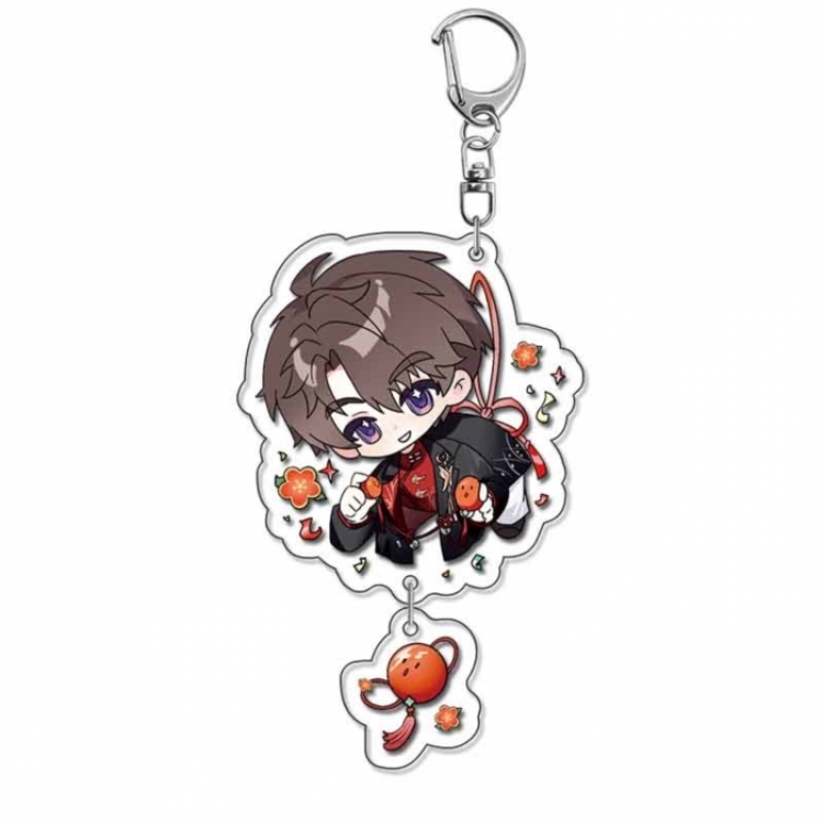 Love and Deepspace Anime acrylic Pendant Key Chain  price for 5 pcs 18220
