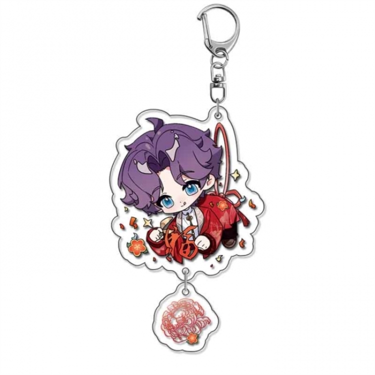 Love and Deepspace Anime acrylic Pendant Key Chain  price for 5 pcs 18224