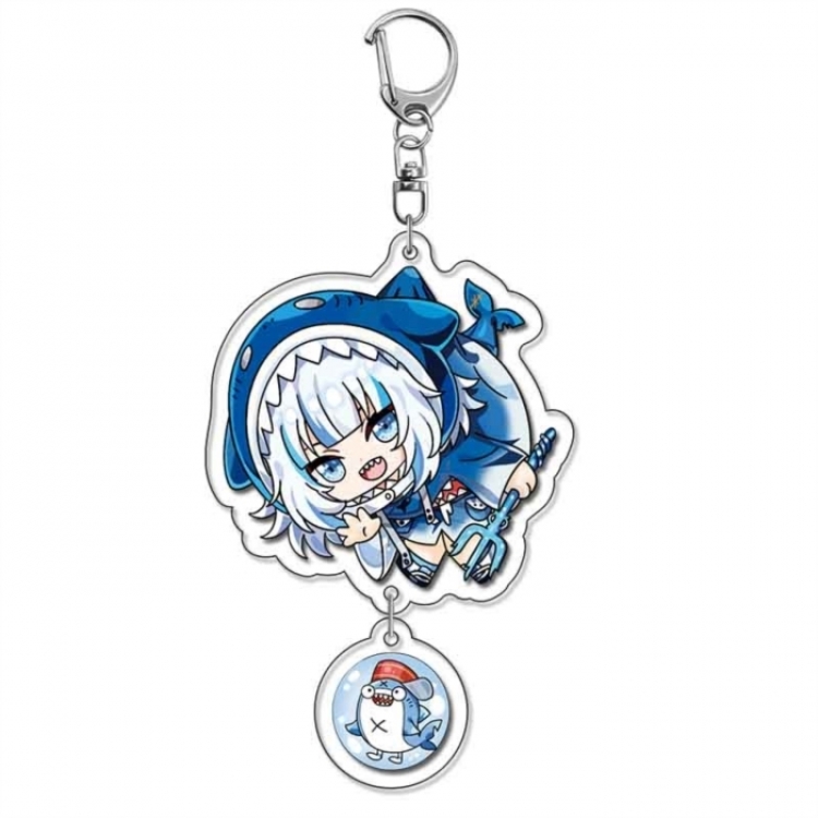 Virtual anchor Anime acrylic Pendant Key Chain  price for 5 pcs 18230