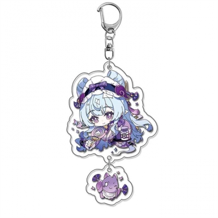 Genshin Impact Anime acrylic Pendant Key Chain  price for 5 pcs 18388