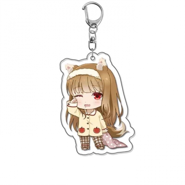 Ōkami to kōshinryō Anime Acrylic Keychain Charm price for 5 pcs 18272