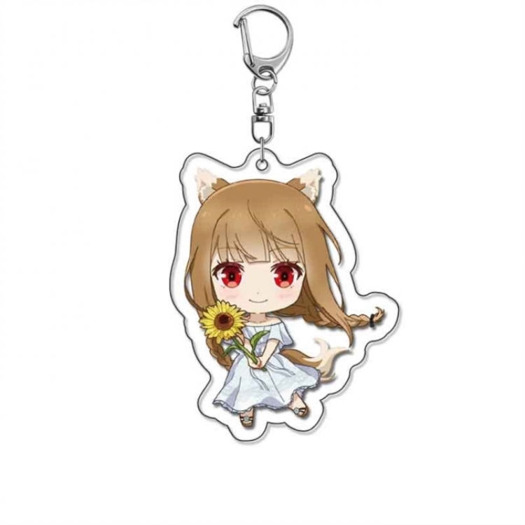 Ōkami to kōshinryō Anime Acrylic Keychain Charm price for 5 pcs 18271