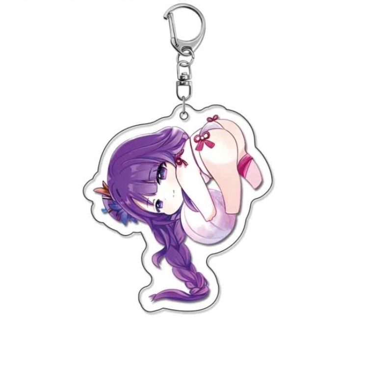 Genshin Impact Anime Acrylic Keychain Charm price for 5 pcs 18301