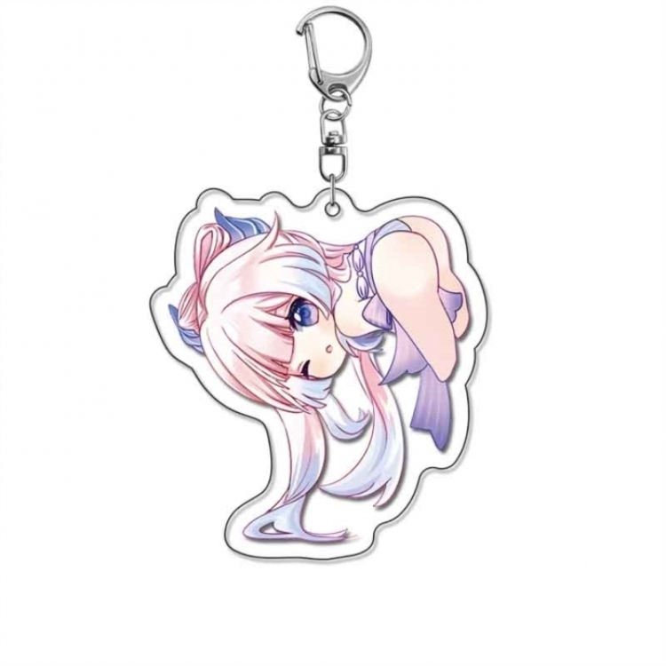 Genshin Impact Anime Acrylic Keychain Charm price for 5 pcs 18303