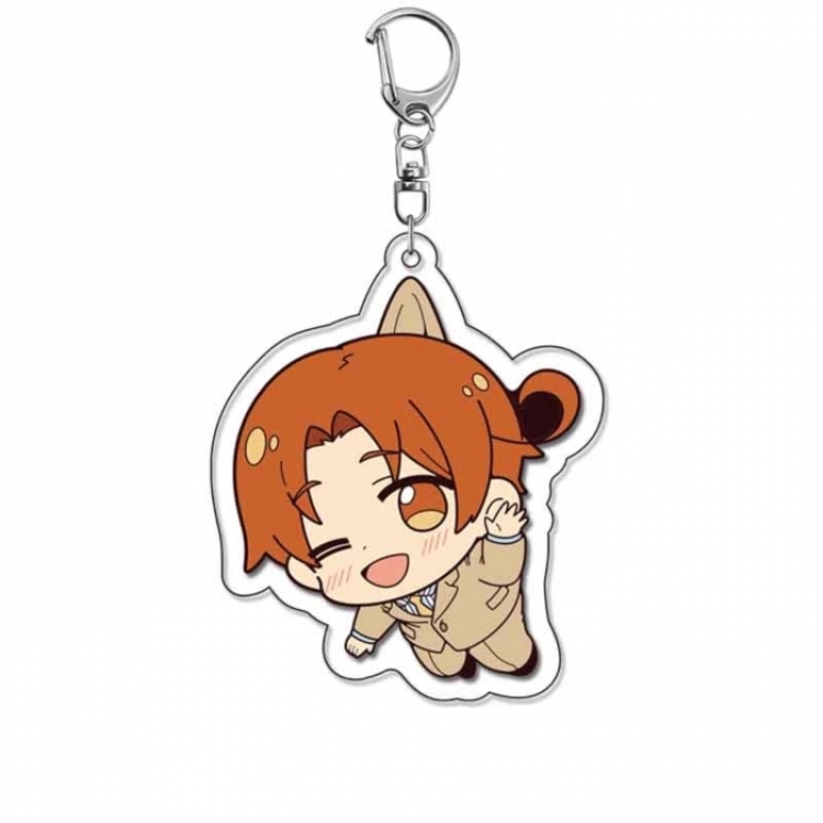 Hetalia Anime Acrylic Keychain Charm price for 5 pcs 18306