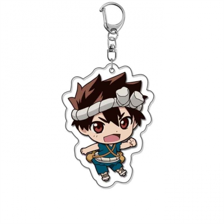 Dr.STONE Anime Acrylic Keychain Charm price for 5 pcs 18334