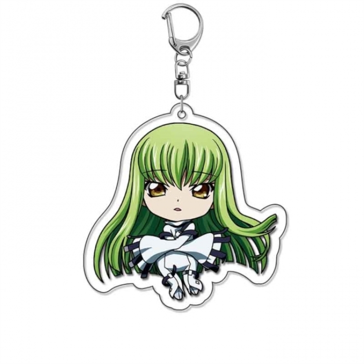 Code Geass Anime Acrylic Keychain Charm price for 5 pcs 18406