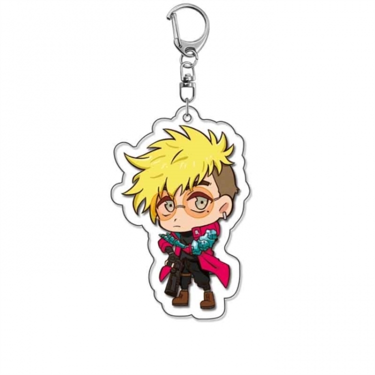 Trigun Anime Acrylic Keychain Charm price for 5 pcs 18430