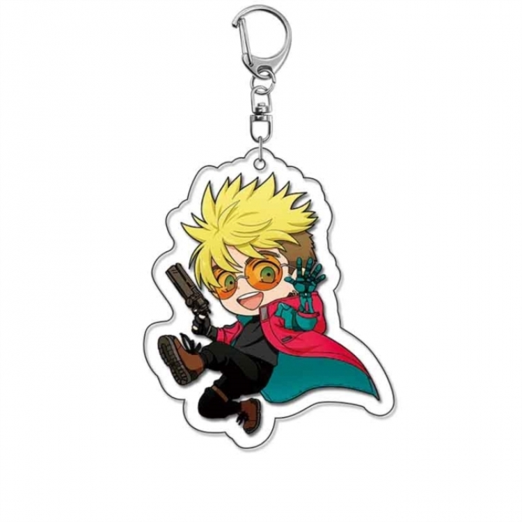 Trigun Anime Acrylic Keychain Charm price for 5 pcs 18434