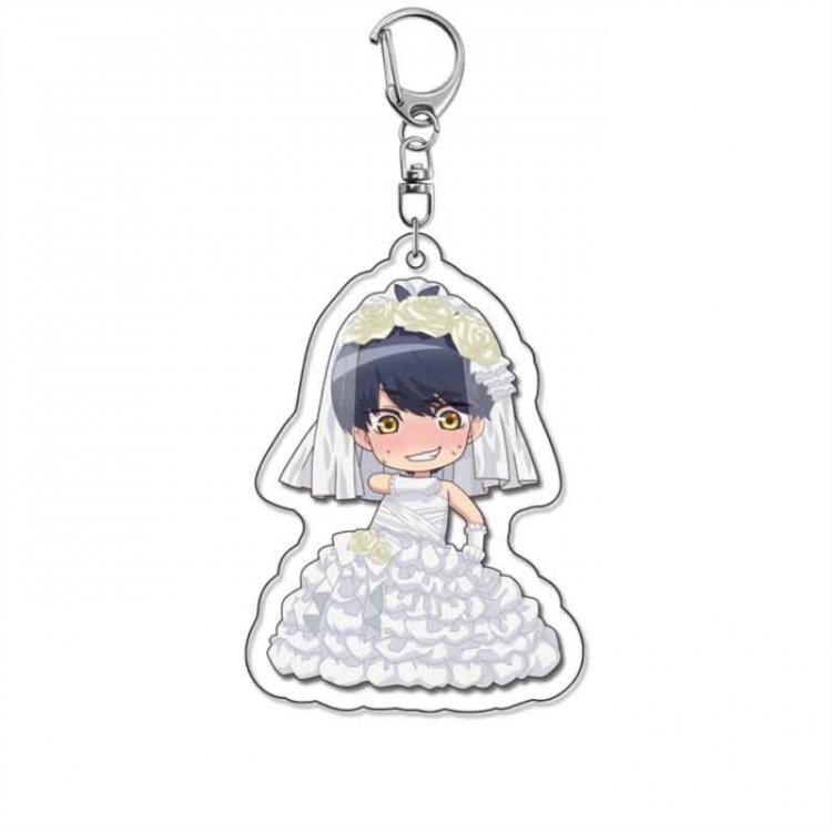 The Quintessential Qunintupiets Frosted Anime Acrylic Keychain Charm price for 5 pcs
